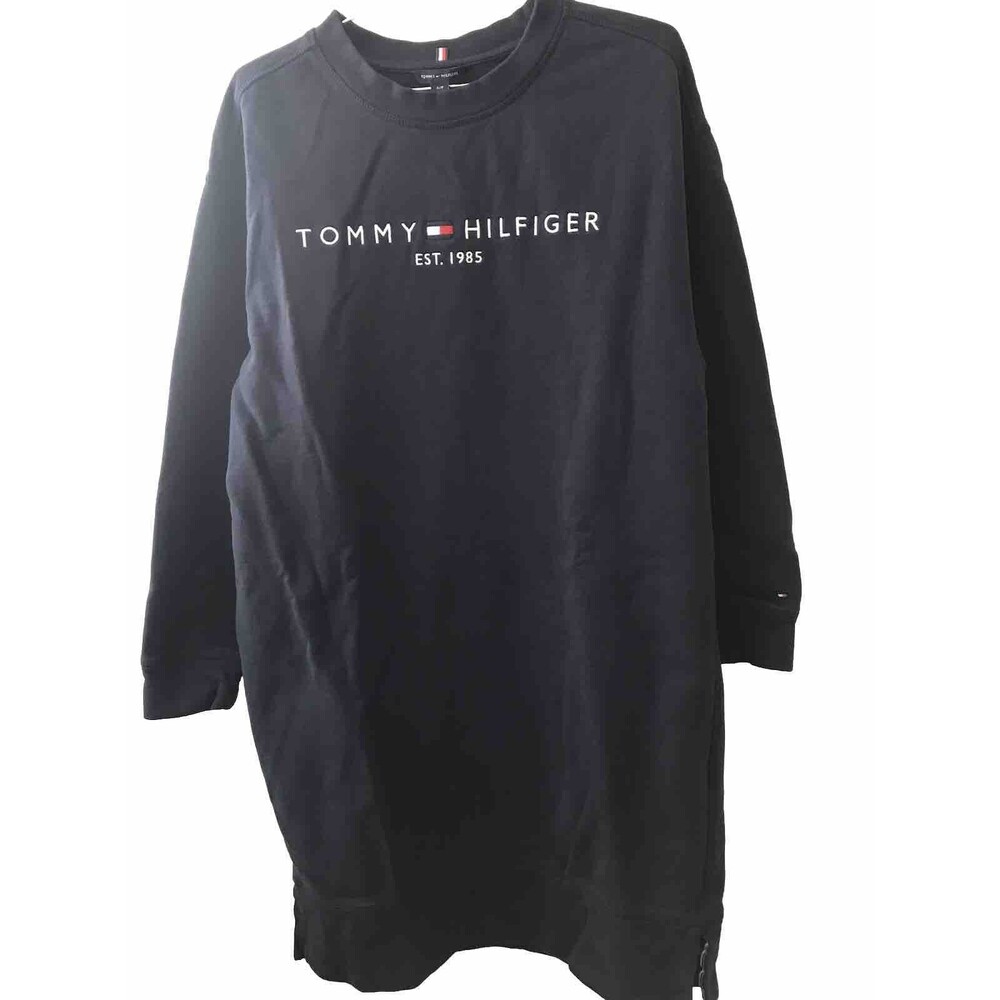 Tommy Hilfiger Women’s Sweater dress Navy Blue Color Size S/P - Picture 2 of 10